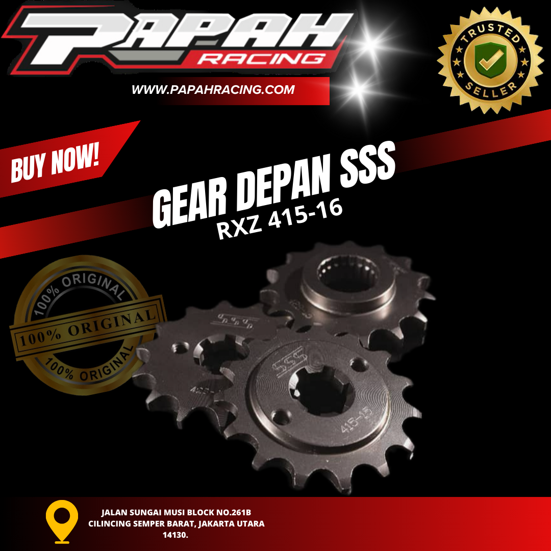 GEAR DEPAN  RXZ 16-415